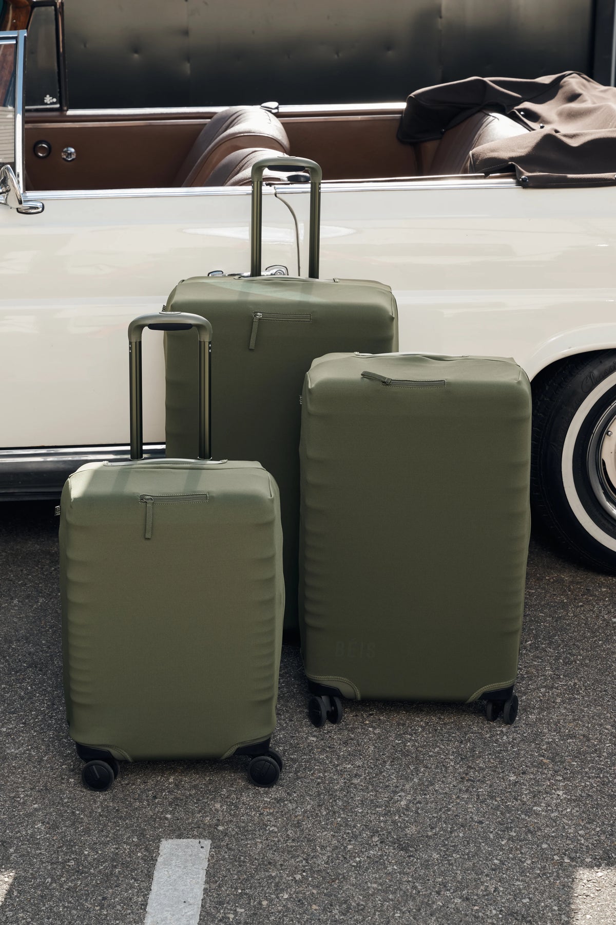 The Carry-On Luggage Cover in Olive